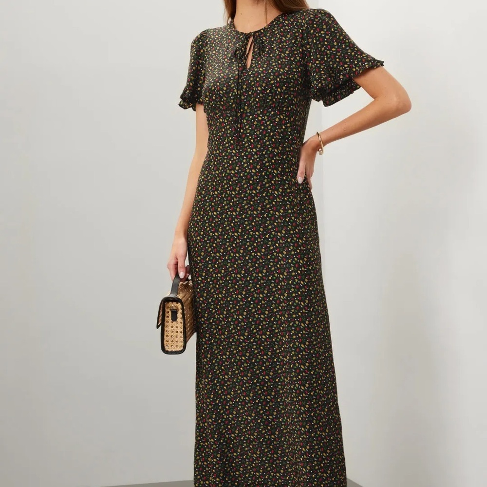 HVN Silk Dawn Dress
